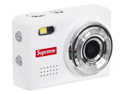 Supreme Digital Camera Keychain White