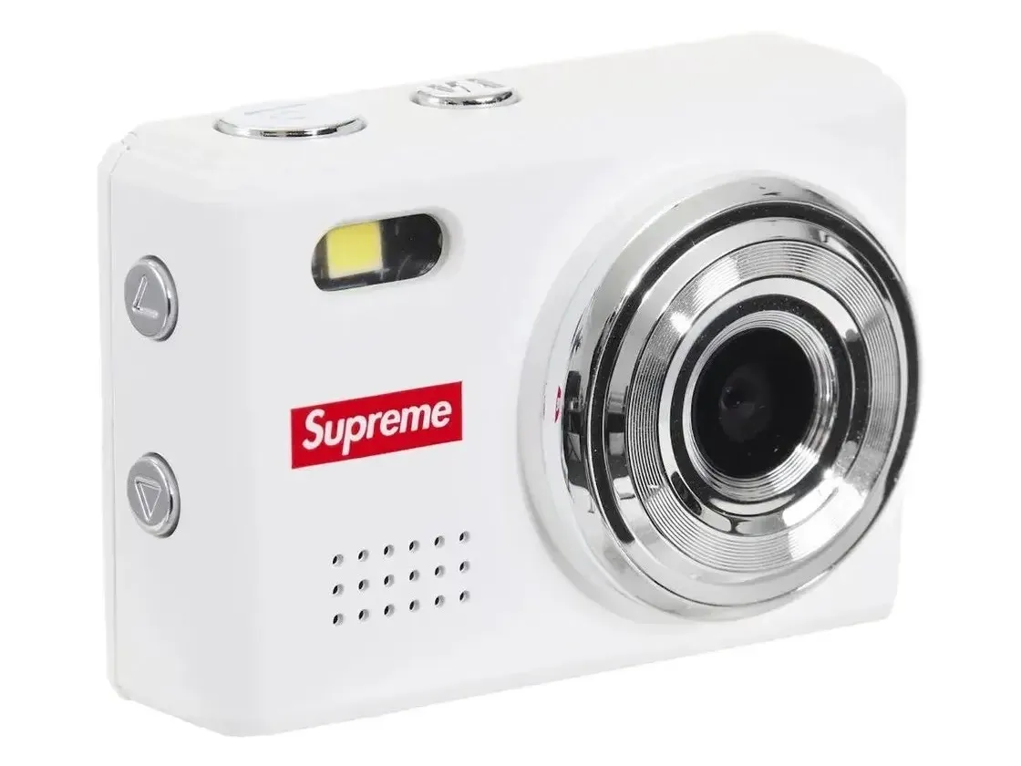Supreme Digital Camera Keychain White