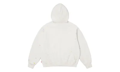 Supreme MM6 Maison Margiela Box Logo Zip Up Hooded Sweatshirt White