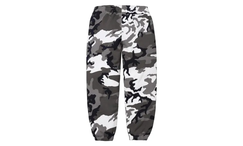 Supreme Satin Applique Sweatpant Snow Camo