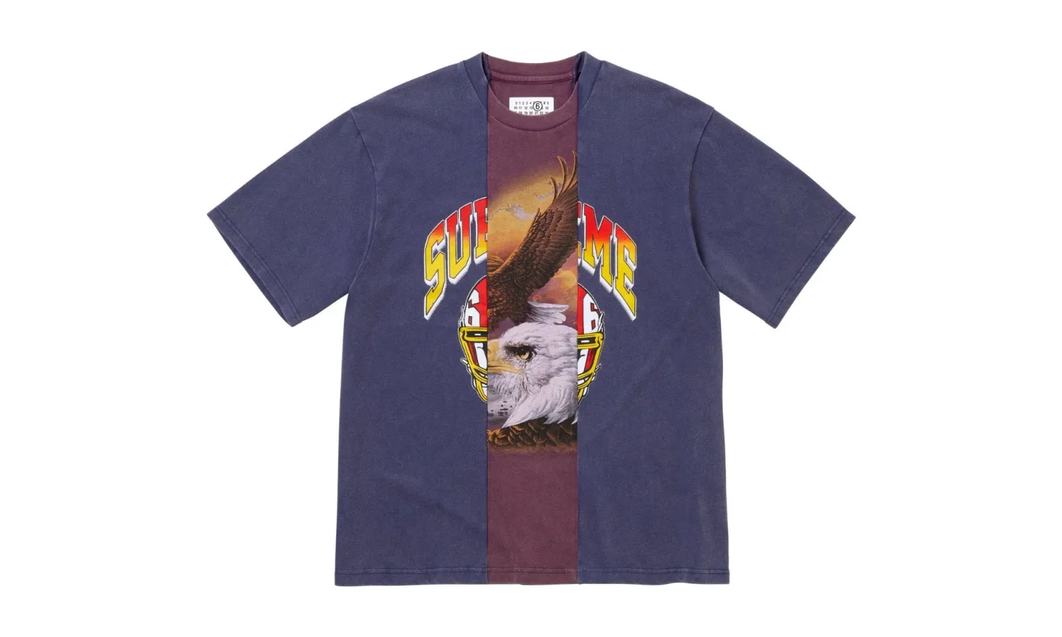 Supreme MM6 Maison Margiela Split S/S Top Navy