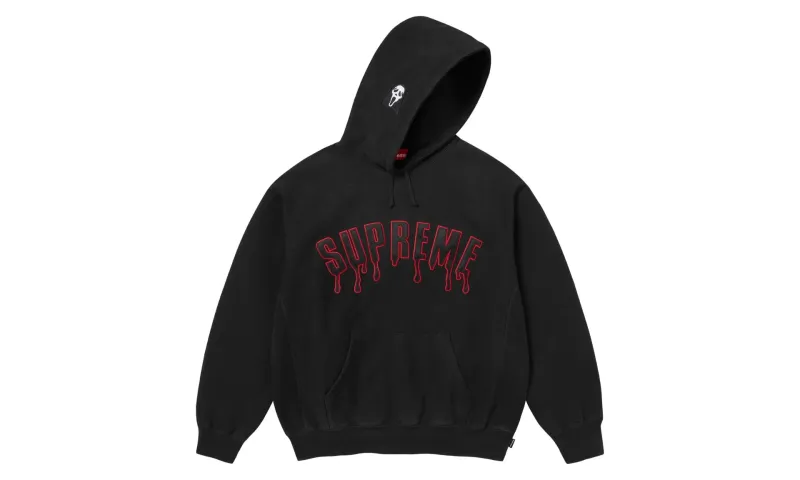 Supreme Ghostface Arc Hooded Sweatshirt Black