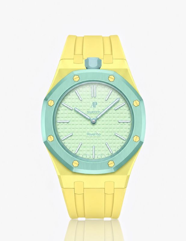 Swatch x Audemars Piguet Bioceramic Royal Pop Blaue Acht