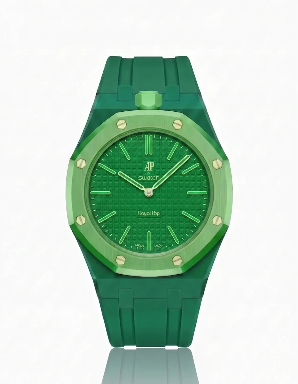 Swatch x Audemars Piguet Bioceramic Royal Pop Green Eight