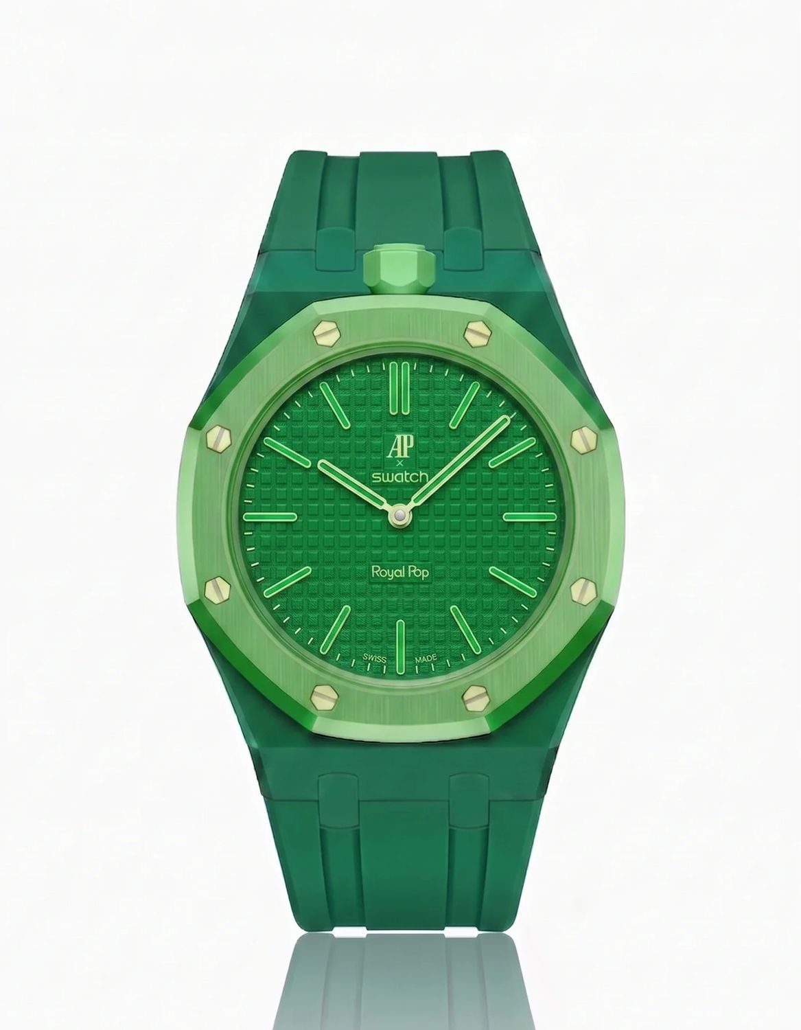Pasek AP x Swatch Royal Pop Pop Green Eight