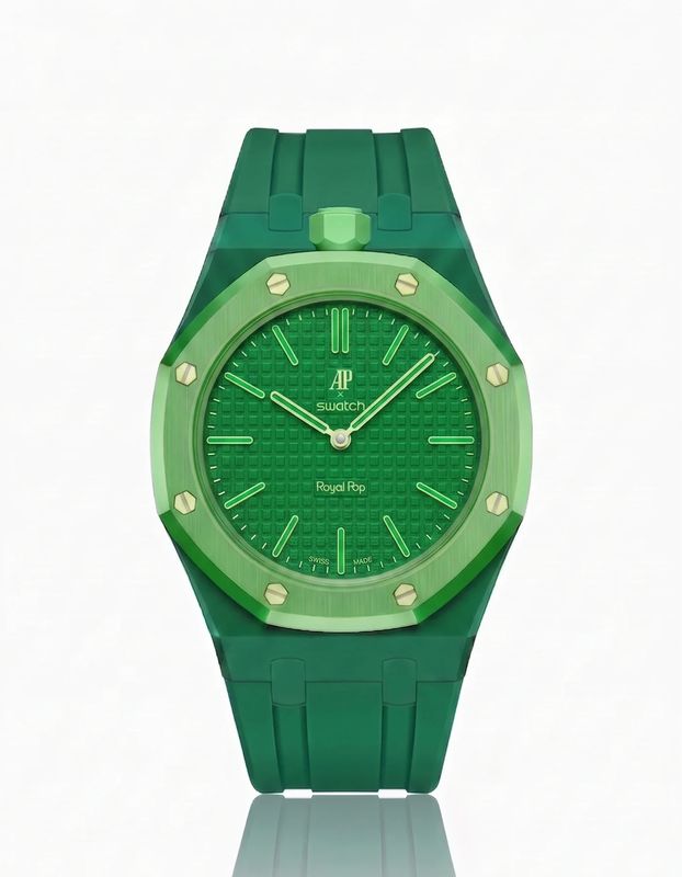 Pasek AP x Swatch Royal Pop Pop Green Eight