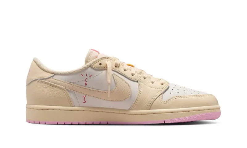Air Jordan 1 Retro Low OG SP Travis Scott Shy Pink