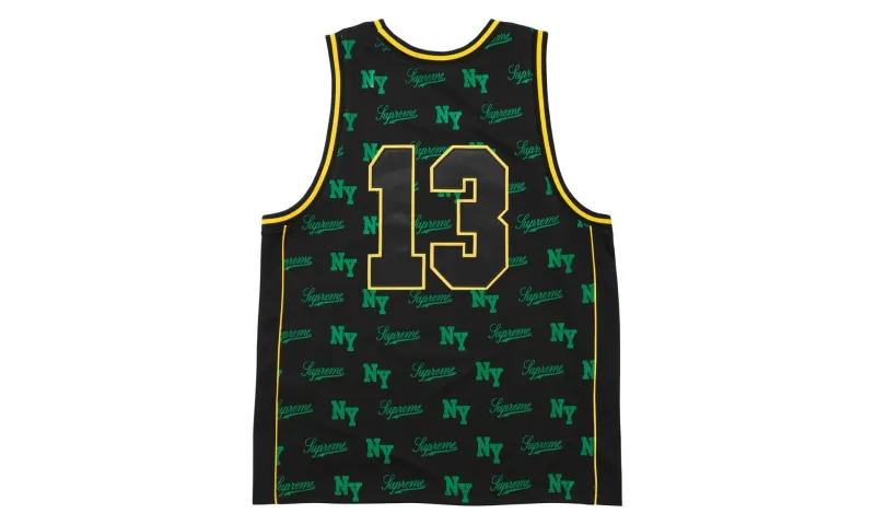 Supreme Mitchell &amp; Ness Monogram Jersey Black