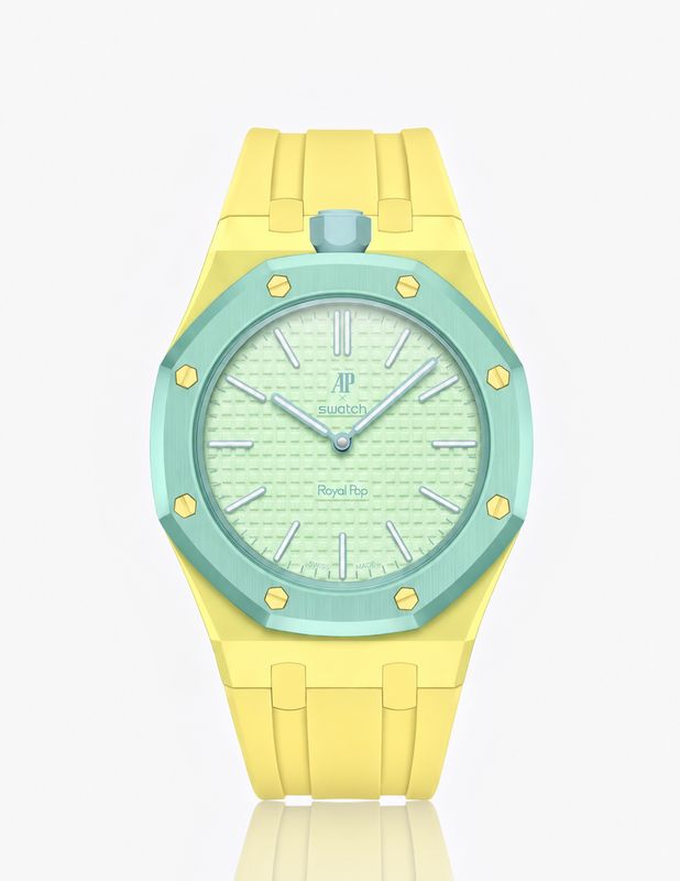 Pasek Ap x Swatch Bioceramic Royal Pop Blaue Acht