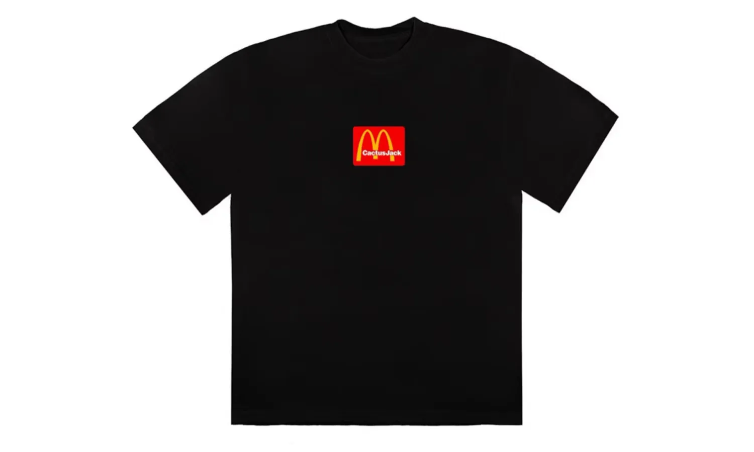 Travis Scott x McDonald's Sesame II T-shirt Black Red
