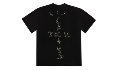 Travis Scott x McDonald's Sesame II T-shirt Black Red