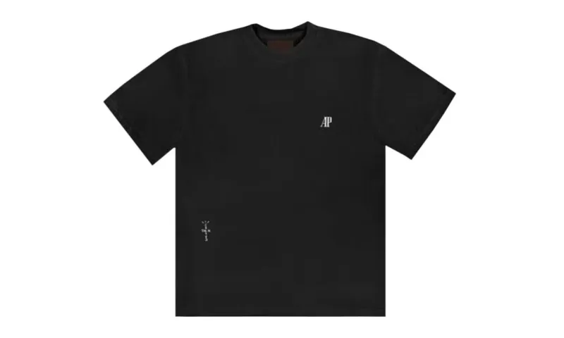 Travis Scott CJ x Audemars Piguet Vintage Tee Black