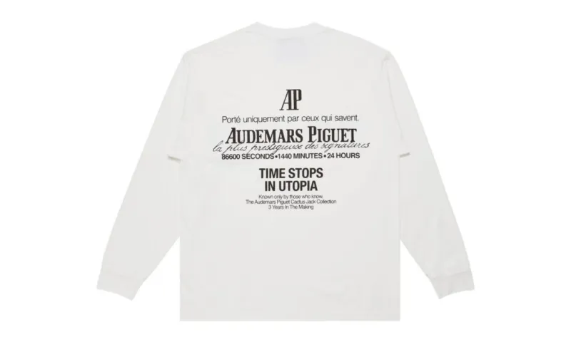 Travis Scott CJ x Audemars Piguet Utopia Tee White
