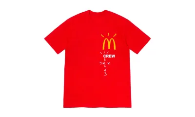 Travis Scott x McDonald's Crew T-shirt Red