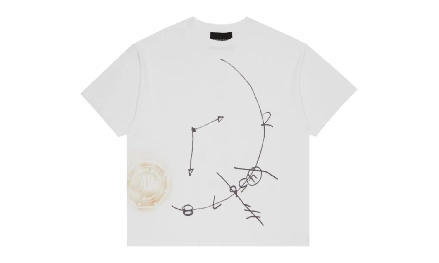 Travis Scott CJ x Audemars Piguet Time Zones Tee White