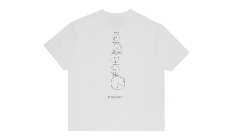 Travis Scott CJ x Audemars Piguet Time Zones Tee White
