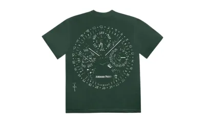 Travis Scott CJ x Audemars Piguet Watch Face Tee Green