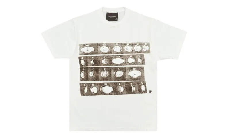 Travis Scott CJ x Audemars Piguet Perpetual Calendar Tee White