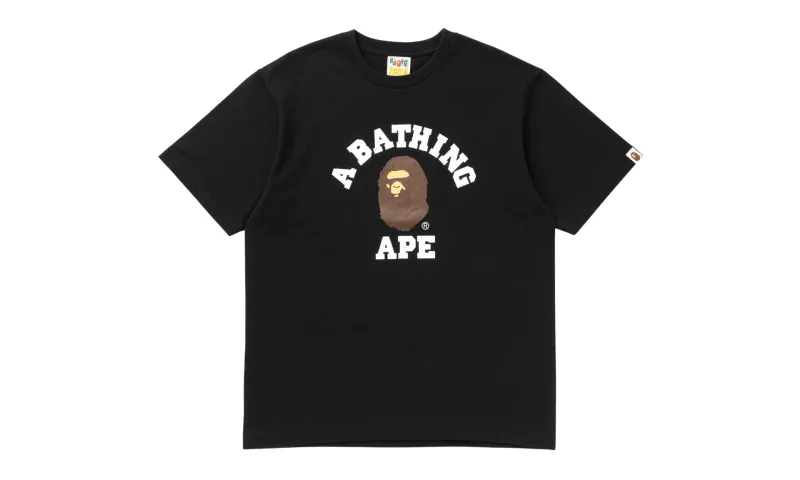 BAPE College Tee Black