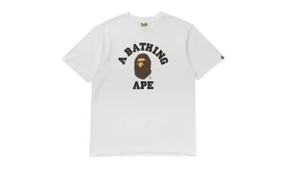 BAPE College Tee White