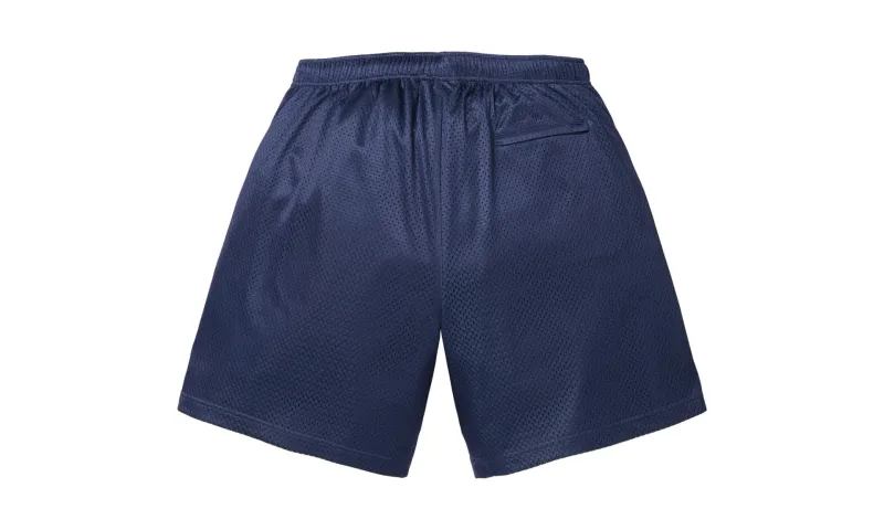Supreme Rhinestone Mesh Short Navy
