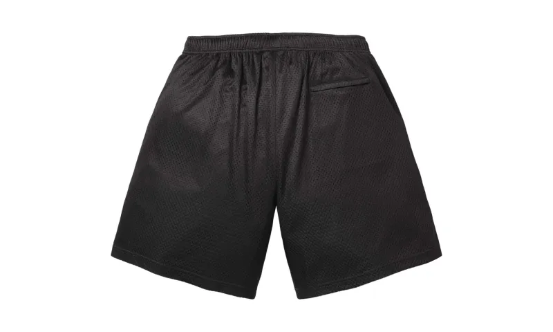 Supreme Rhinestone Mesh Short Black