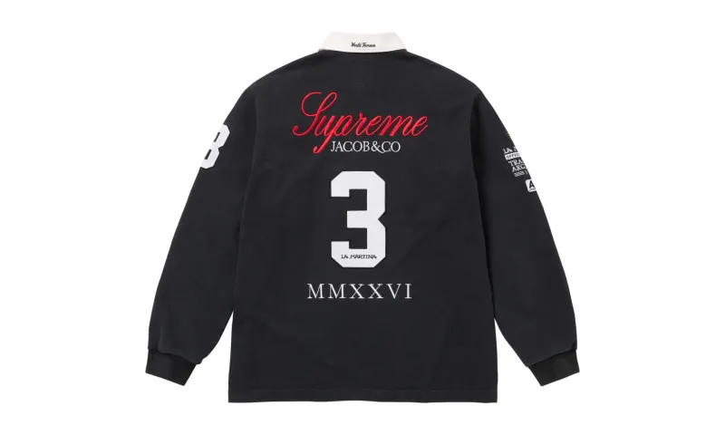 Supreme x La Martina x Jacob &amp; Co Rugby Black