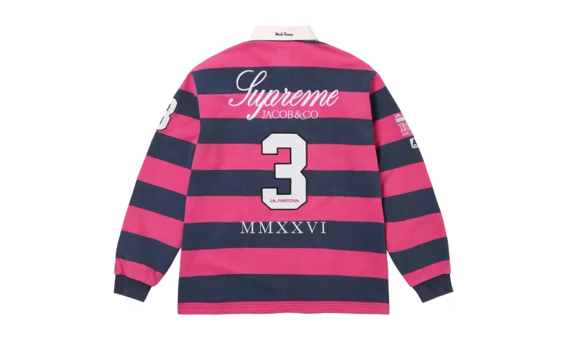 Supreme x La Martina x Jacob &amp; Co Rugby Stripe