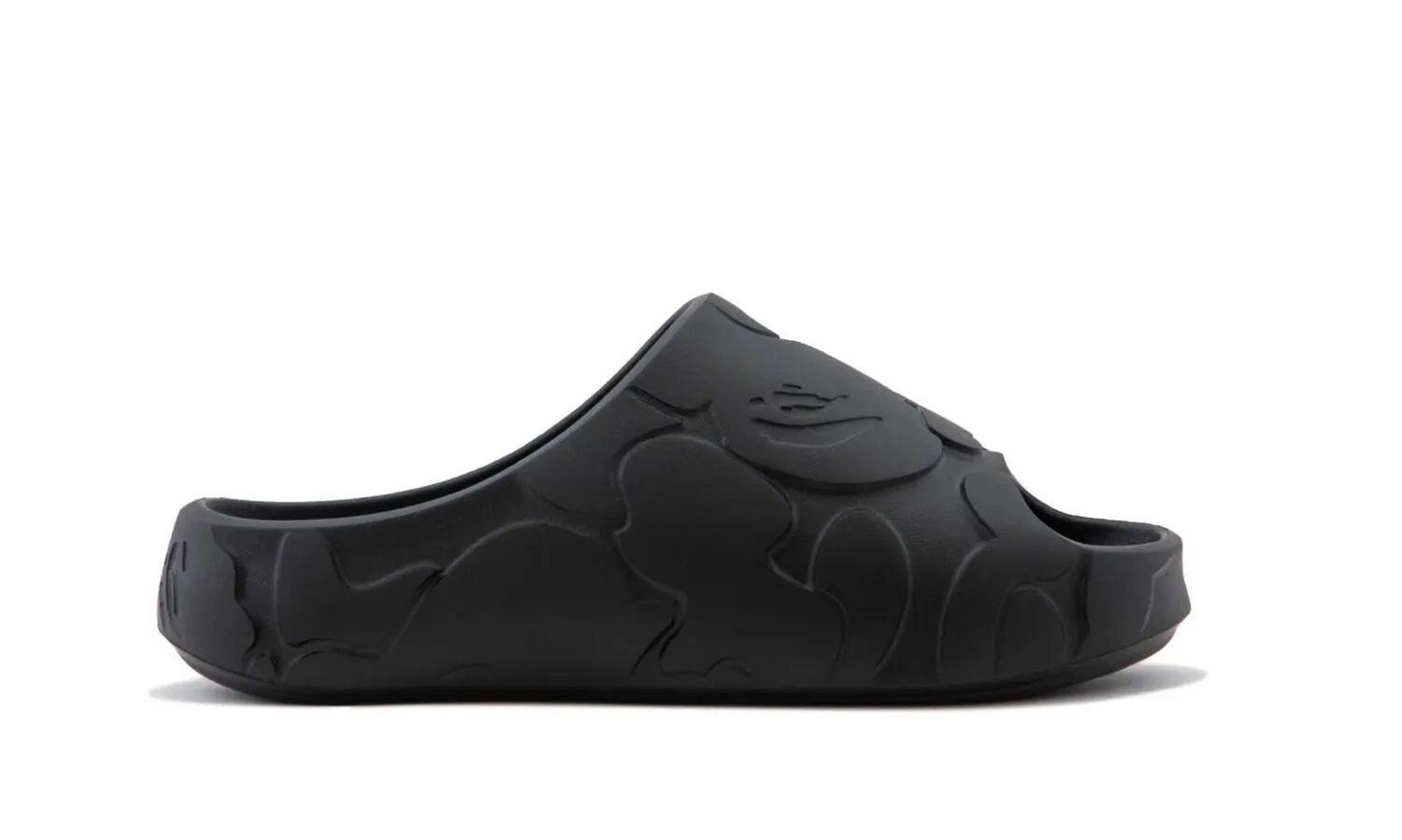 BAPE A Bathing Ape Slide Black Solid Camo