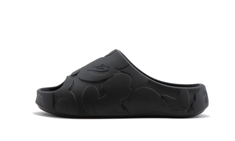 BAPE A Bathing Ape Slide Black Solid Camo