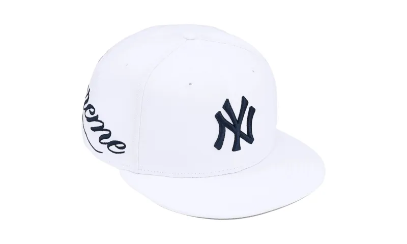 Supreme New York Yankees New Era 59Fifty Fitted Hat White