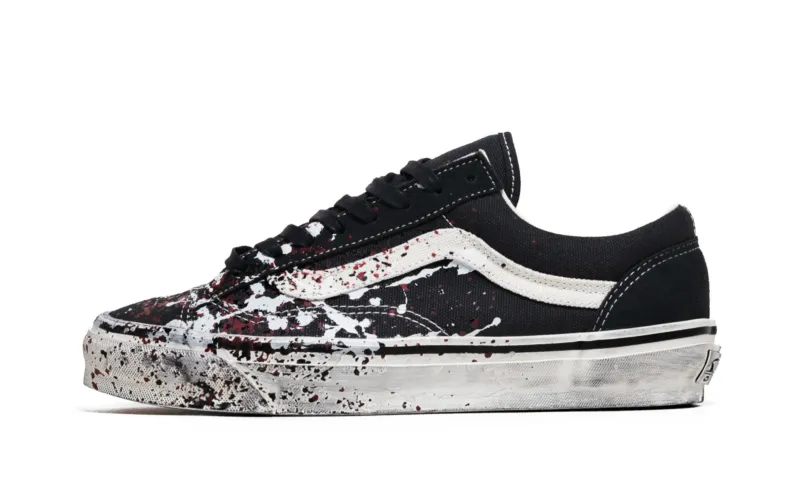 Vans Premium Old Skool 36 Paint Splatter Charcoal Grey