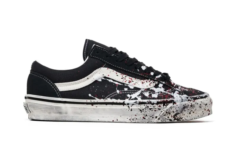 Vans Premium Old Skool 36 Paint Splatter Charcoal Grey