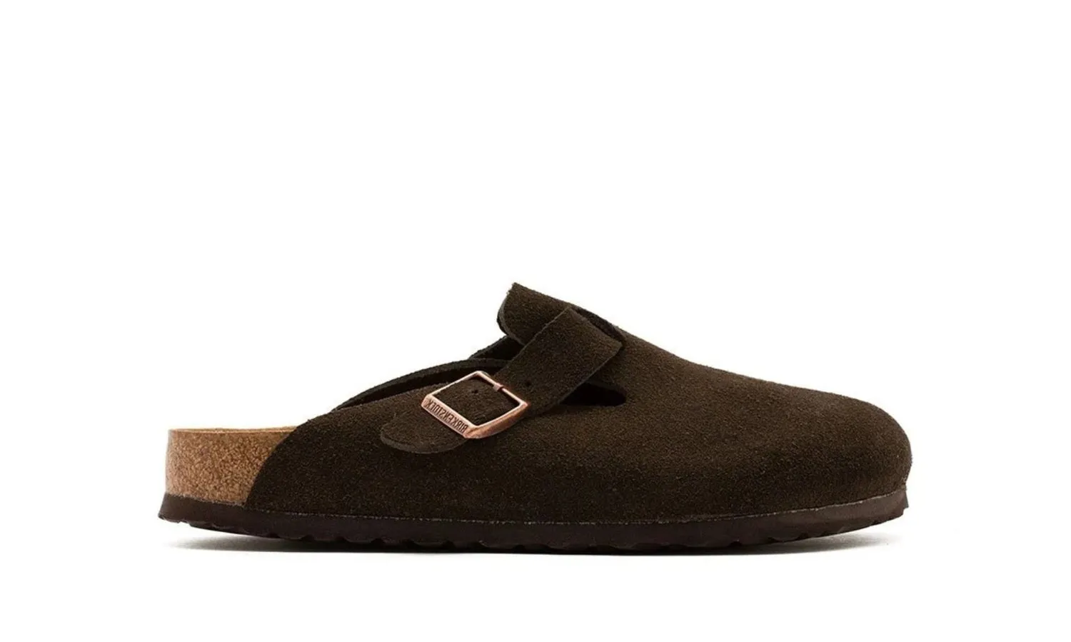 Birkenstock Boston Soft Footbed Suede Mocha