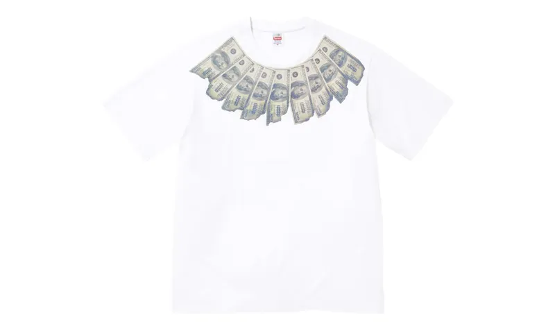 Supreme MM6 Maison Margiela Money S/S Top White