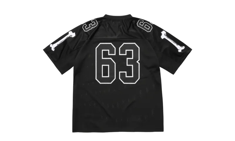 Supreme Bones Football Jersey Black