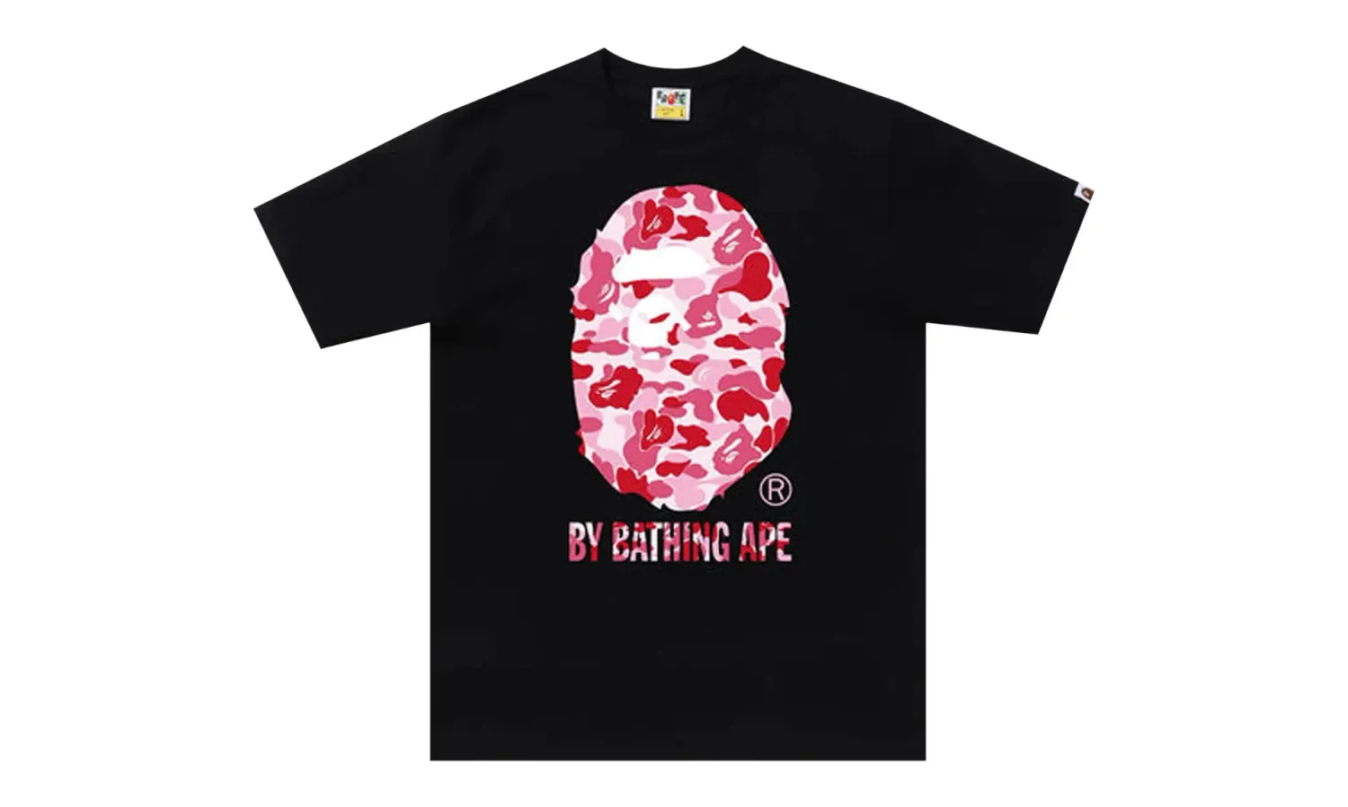 BAPE ABC Camo By Bathing Ape Tee Black Pink