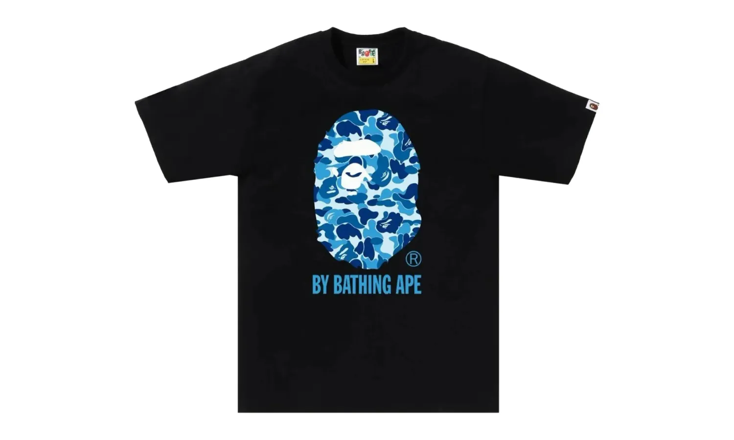 BAPE ABC Camo By Bathing Ape Tee Black Blue