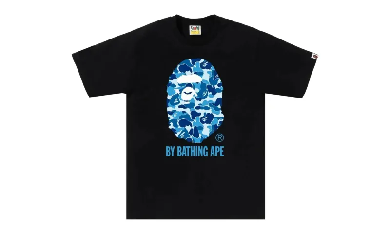BAPE ABC Camo By Bathing Ape Tee Black Blue