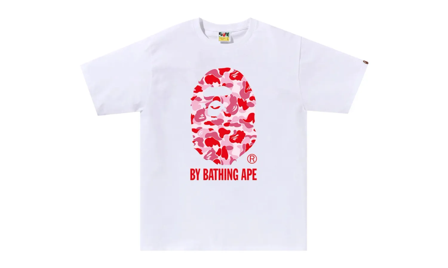 BAPE ABC Camo By Bathing Ape Tee White Pink
