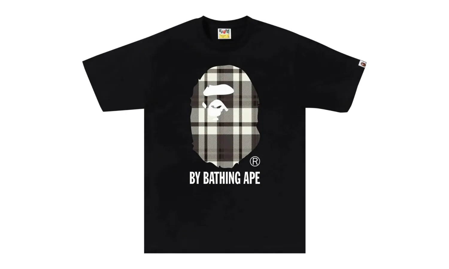 BAPE Check By Bathing Ape Tee Black