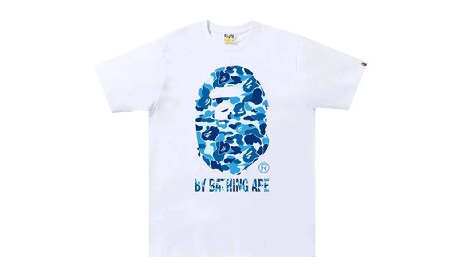 BAPE ABC Camo By Bathing Ape Tee White Blue