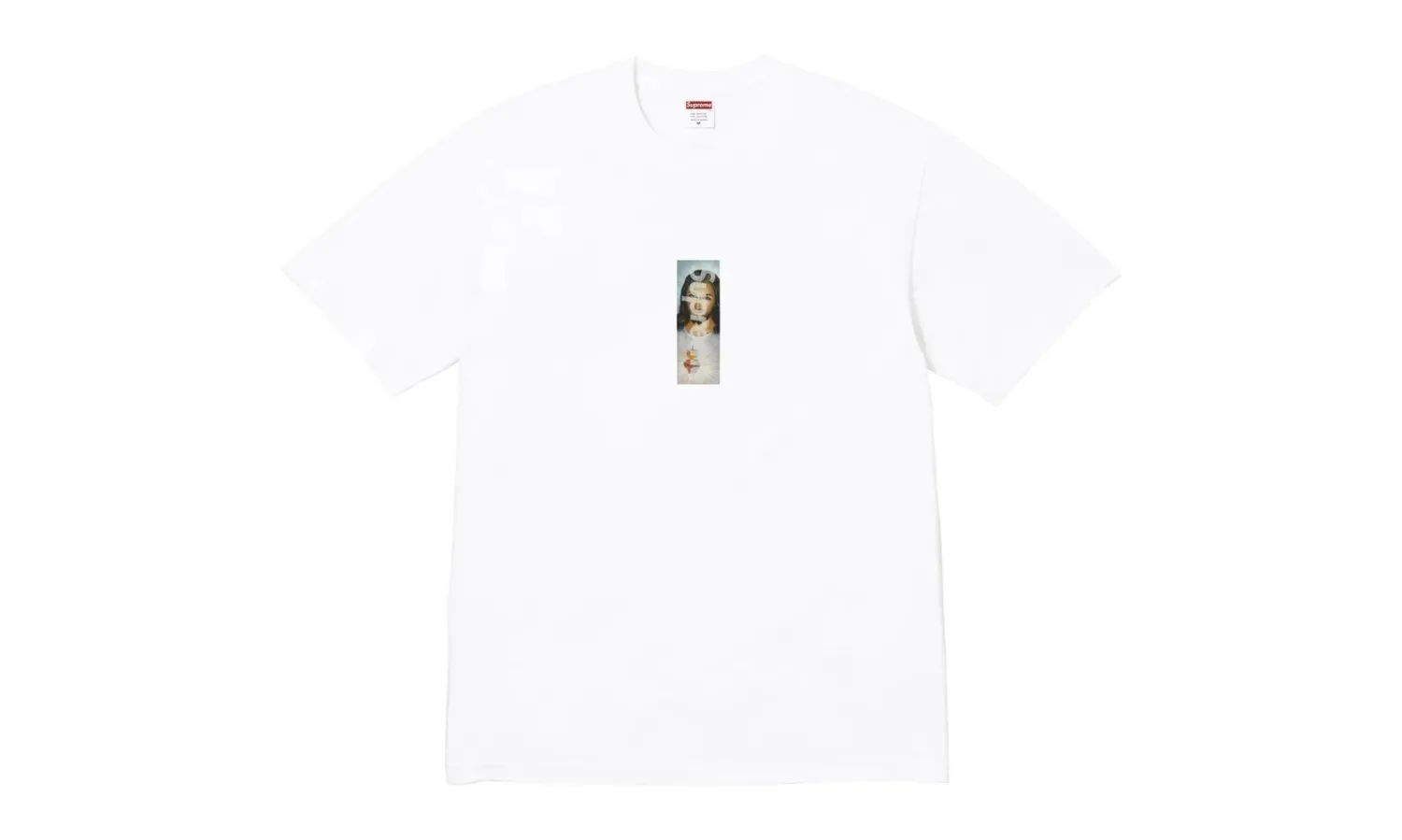 Supreme Prayer Card Box Logo Tee White