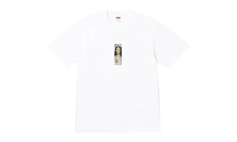 Supreme Prayer Card Box Logo Tee White