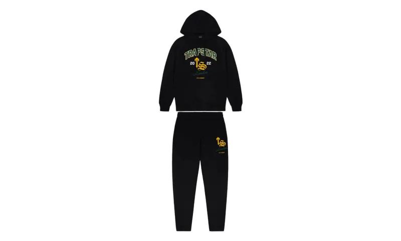 Trapstar TS Varsity Hoodie Tracksuit Black