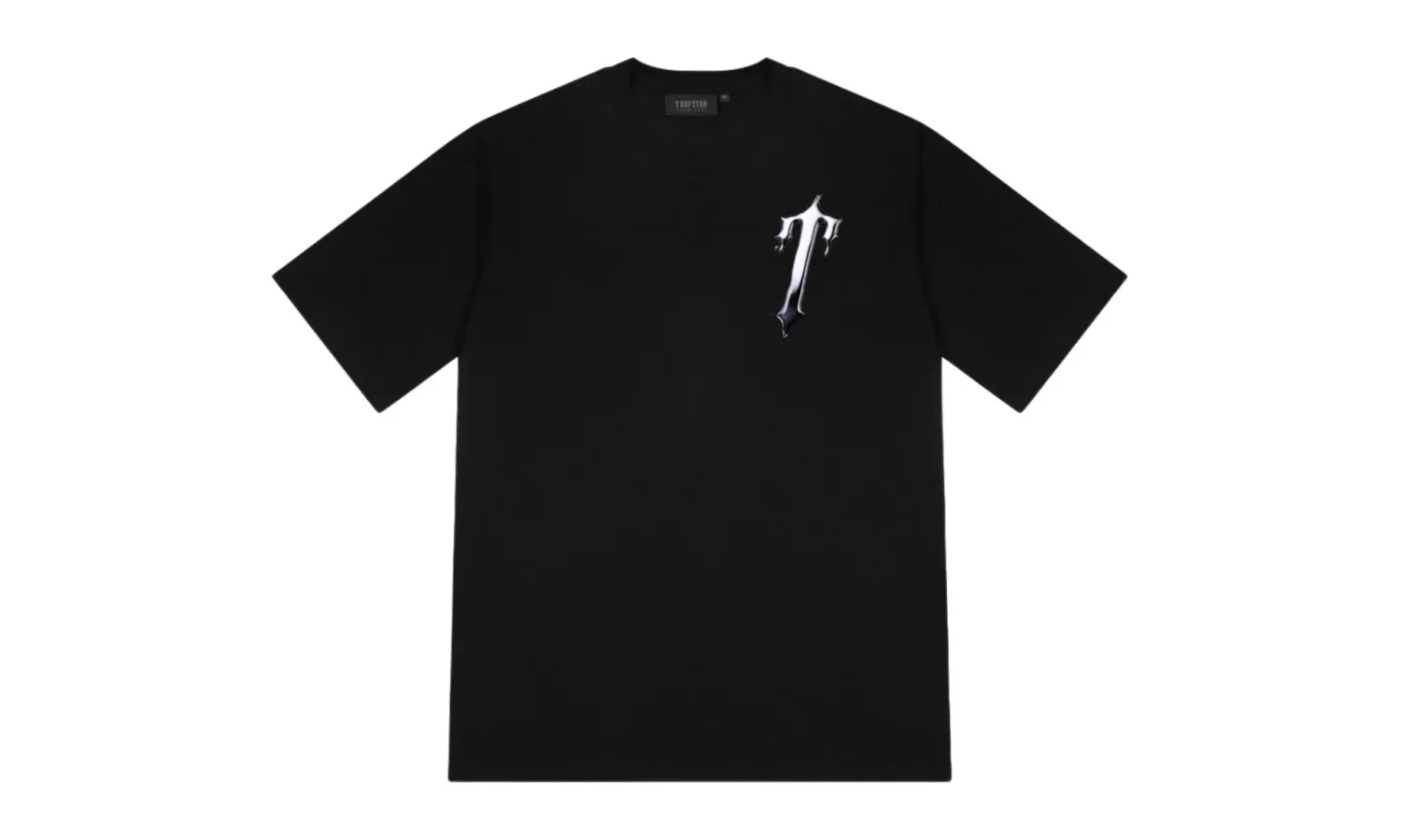 Trapstar Liquid Chrome Tee Black