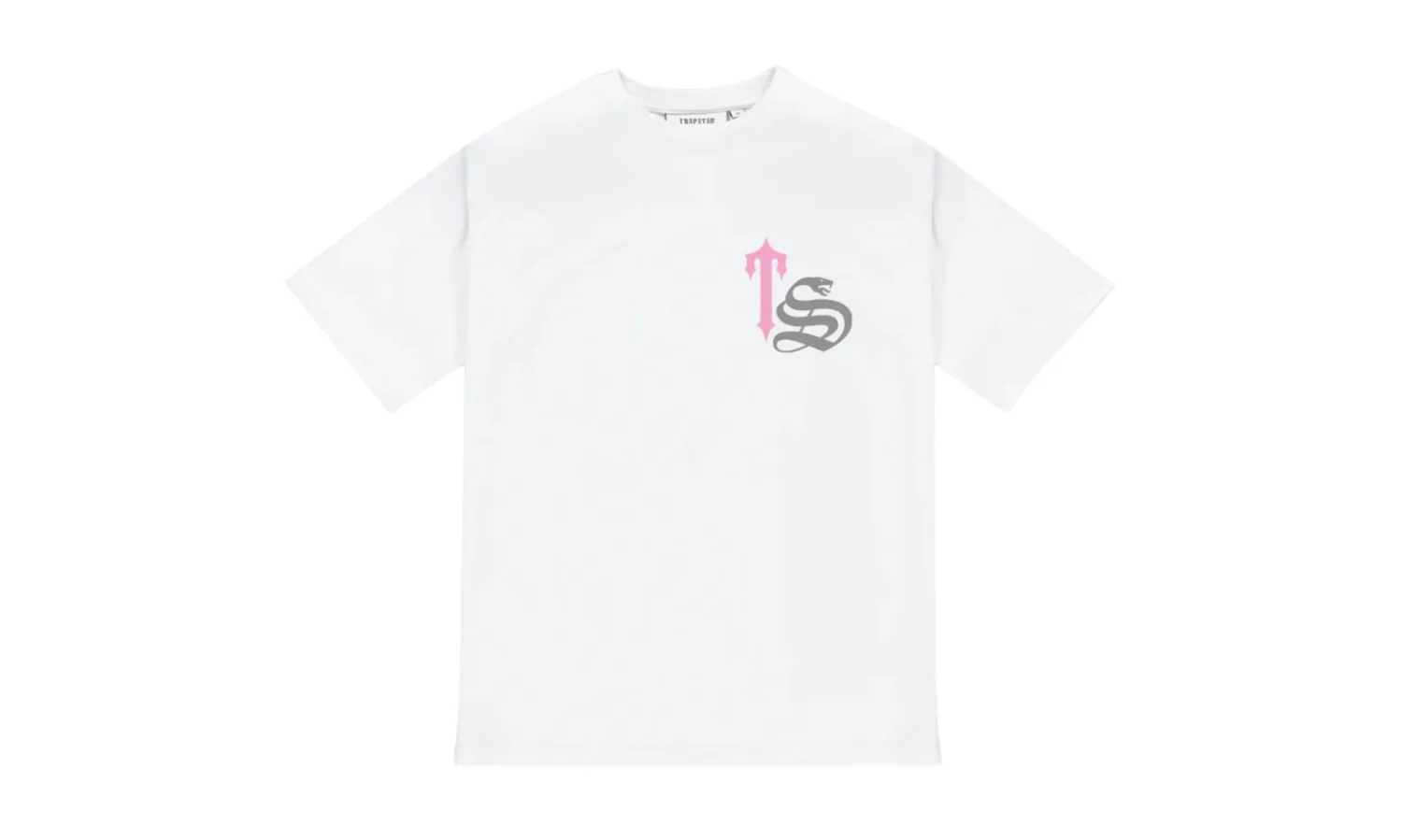 Trapstar Script White Pink Tee