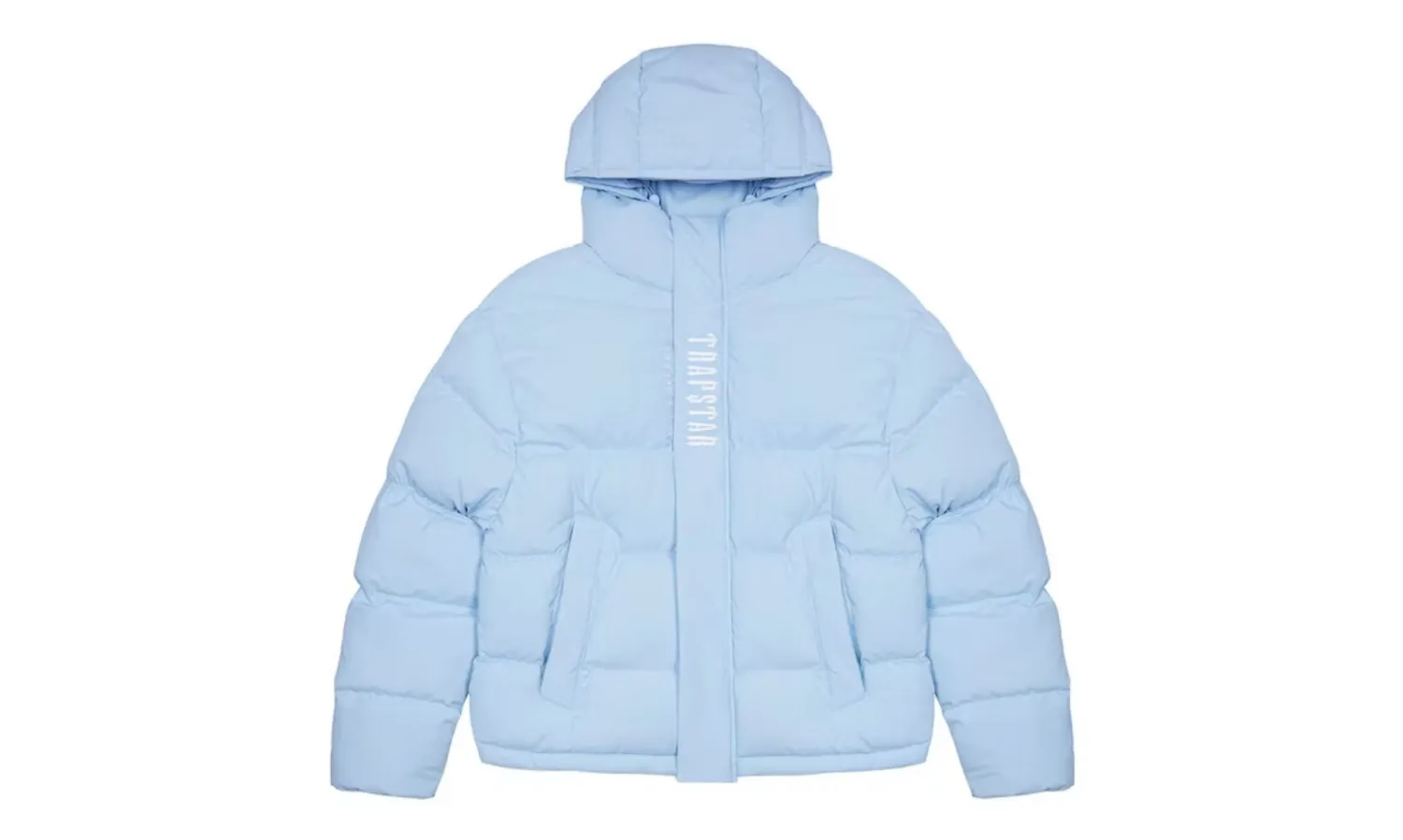 Trapstar Decoded Hooded Puffer 2.0 Ice Blue