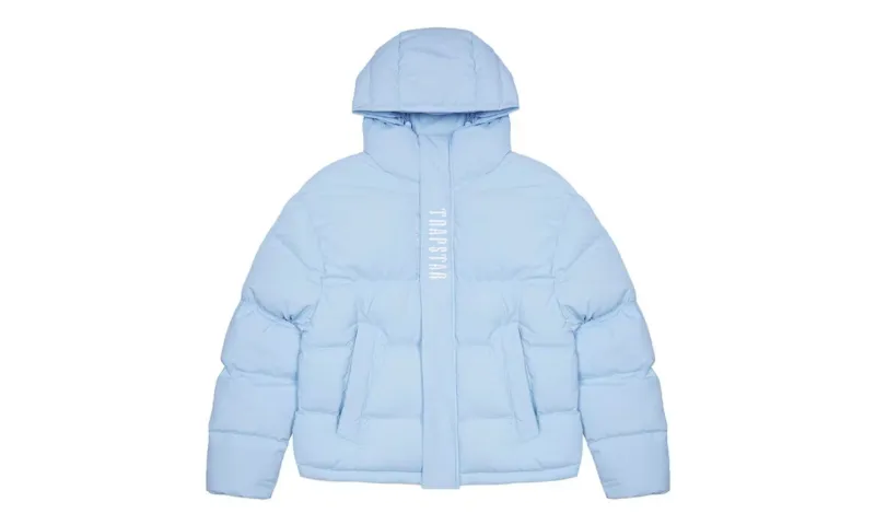 Trapstar Decoded Hooded Puffer 2.0 Ice Blue