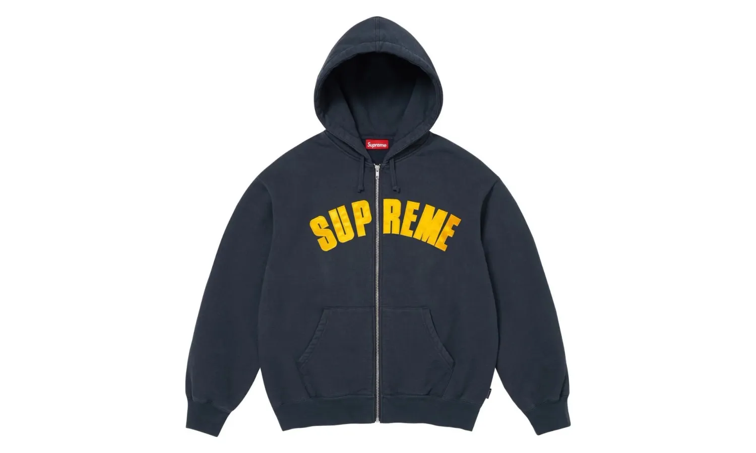 Supreme Larry Clark Zip Up Hooded Sweatshirt Navy